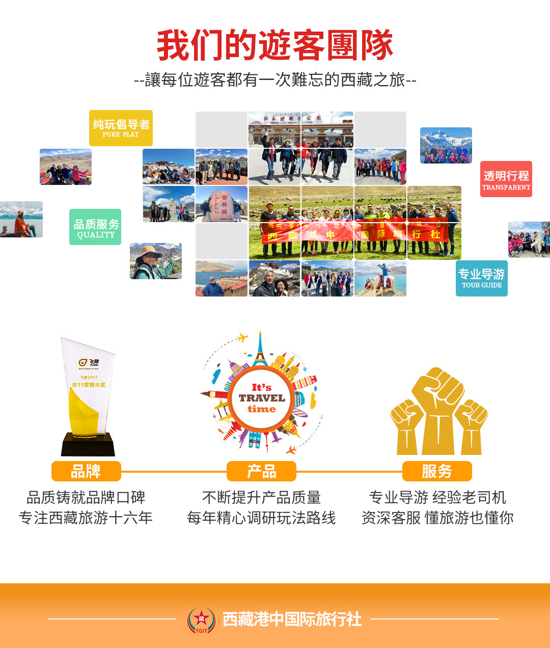 我们的游客团队